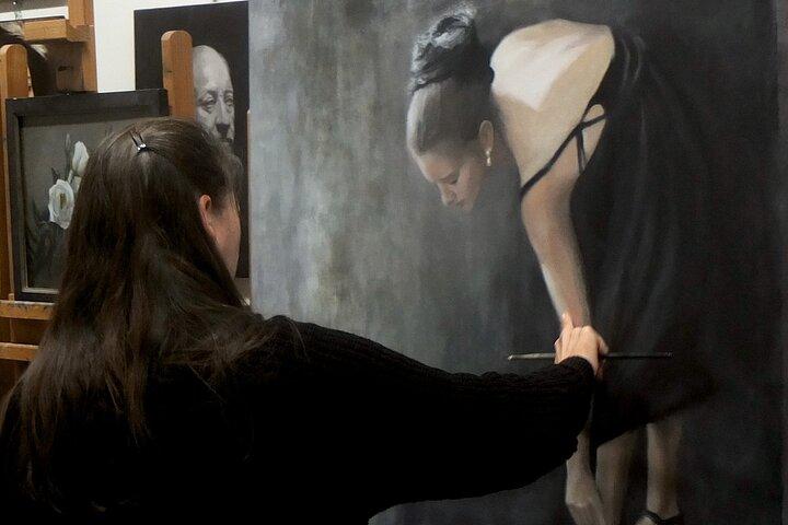 Begeleide workshop stillevenschilderen van 5 ochtenden in Florence