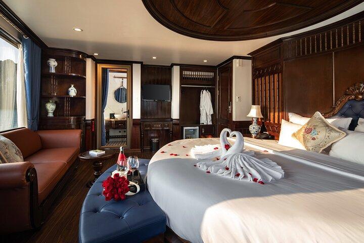V.I.P Suite-hut op luxe 5-sterrencruise in Halong Bay (2D/1N)