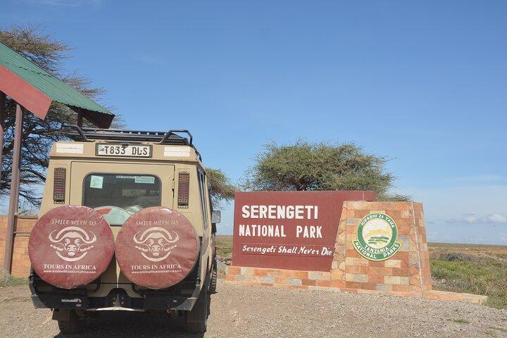 5 dage fra Arusha til Tarangire, Ngorongoro og Serengeti Safari