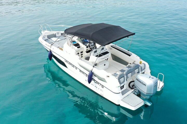 専用ライン225馬力・自走ボート カルニック SL701 8.0m