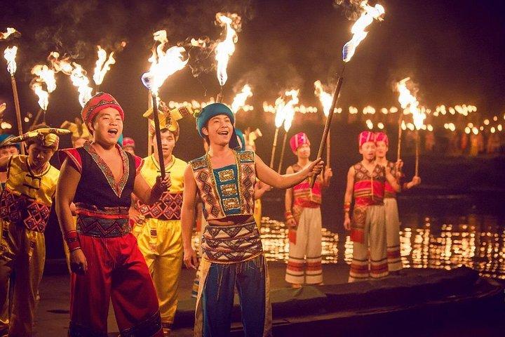 1 日ツアー : サイクリング、ラフティング、三姐劉屋外ウォーター シアター