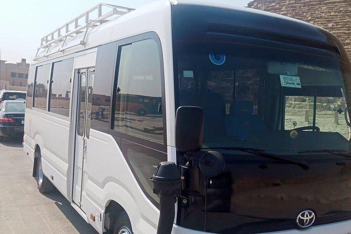 Traslado privado Alejandría al hotel o aeropuerto de El Cairo