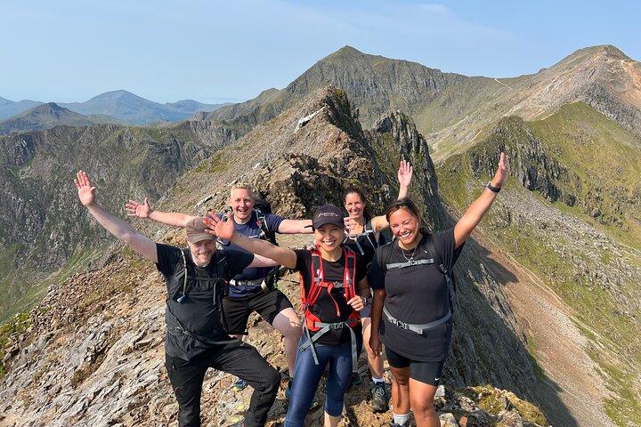 Snowdon a través de Crib Goch
