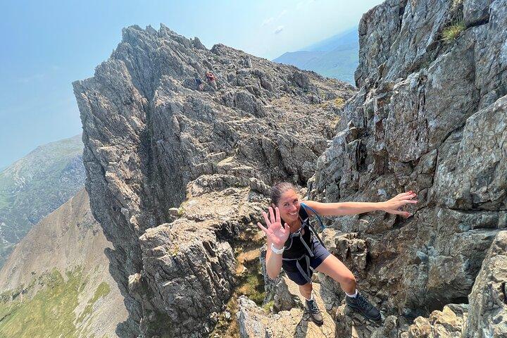 Snowdon a través de Crib Goch