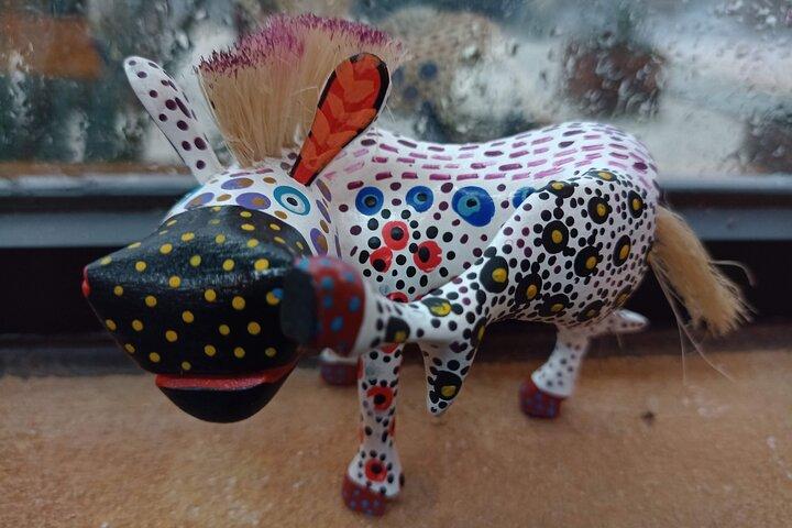 Experimente a tradicional pintura Alebrije do estado de Oaxaca