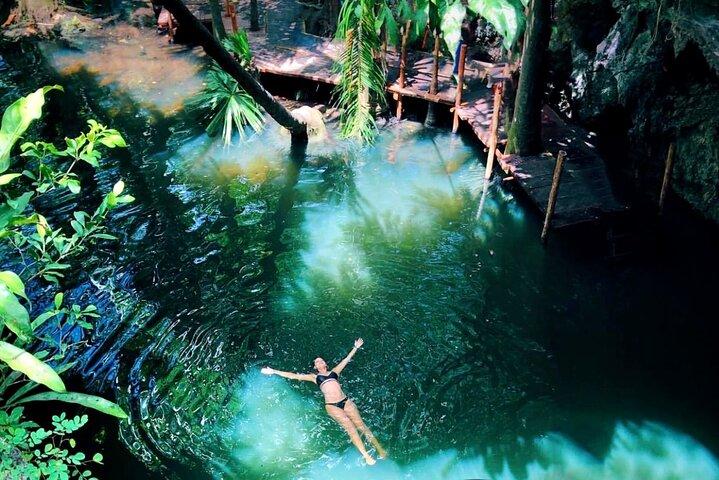 Excursão privada de buggy e quadriciclo ao Jade Cavern Cenote: tudo incluído