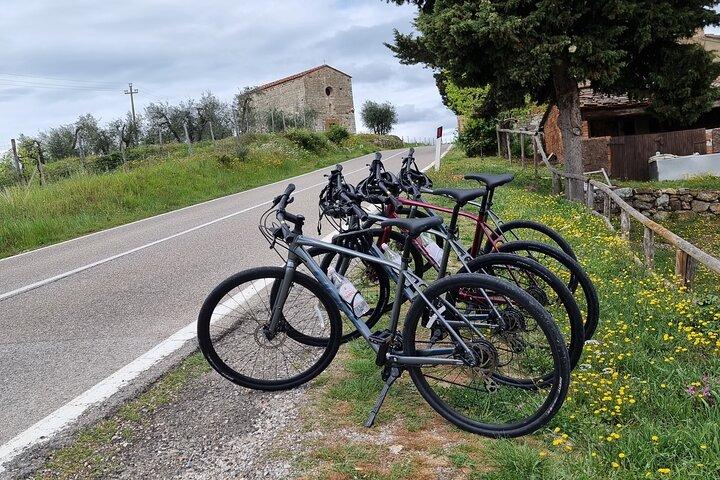 Toscana Day Trip: Cykling, madlavning klasse, vin og San Gimignano!