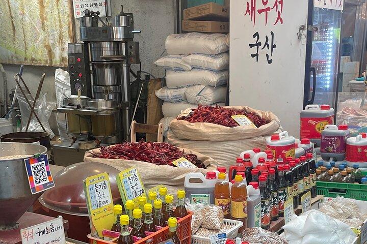 漢江ピクニック付き伝統市場でのソウル現地ツアー