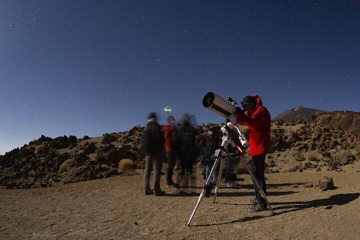 Parc national du Teide : Clair de lune et observation des étoiles avec astrophotographie