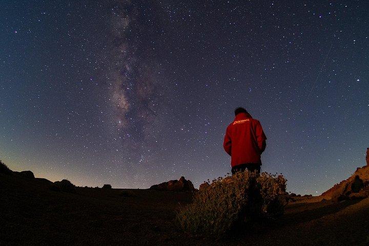テイデ国立公園：天体写真で星空を眺める小グループ