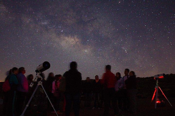 テイデ国立公園：天体写真で星空を眺める小グループ