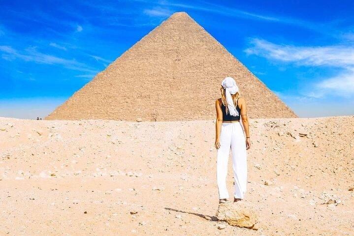 Giza-pyramiderne+Sphinx+Det Egyptiske Museum