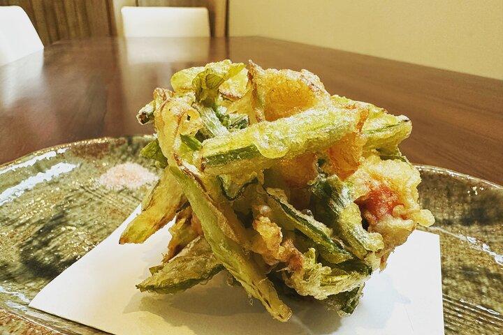 もんどの人気NO１！札幌で、そば打ち体験と和食の王様！天ぷらを楽しむプラン！