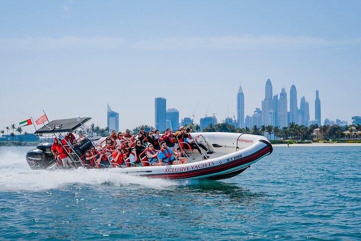 Excursion en bateau rapide à Dubaï, Marina, Atlantide, Palm & Burj Al Arab