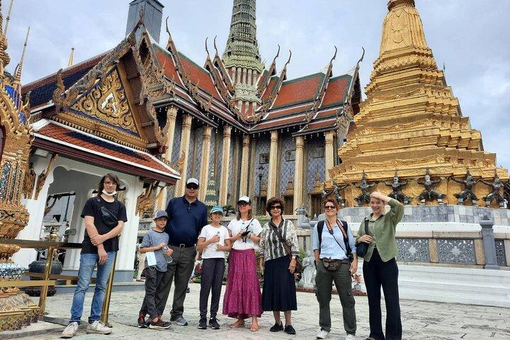 Grande Palácio Privado e passeio de barco de cauda longa em Bangkok