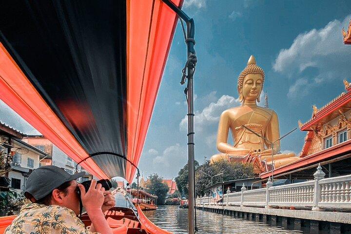 Grande Palácio Privado e passeio de barco de cauda longa em Bangkok