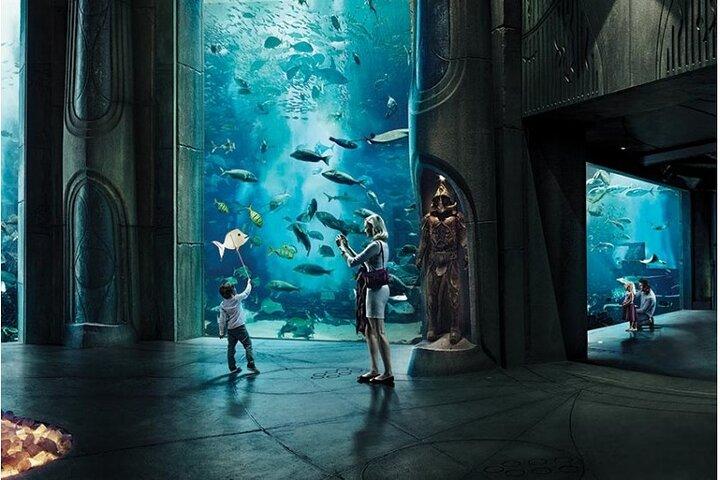 Lost World akvarium billet i Atlantis Dubai
