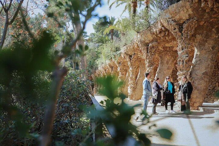 Visite guidée privée à pied du parc Güell de Barcelone Gaudi