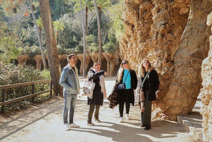 Visite guidée privée à pied du parc Güell de Barcelone Gaudi