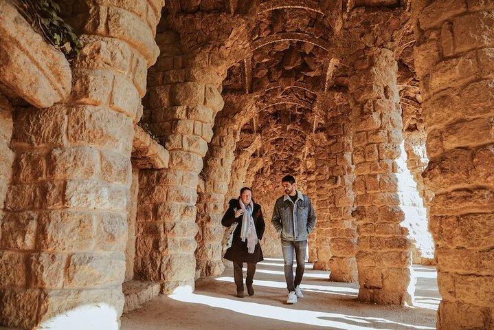 Visite guidée privée à pied du parc Güell de Barcelone Gaudi