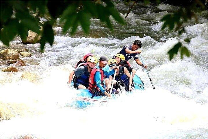 Phuket-Phang Nga: Rafting 5 or 7 km.-Zipline-ATV-Lunch