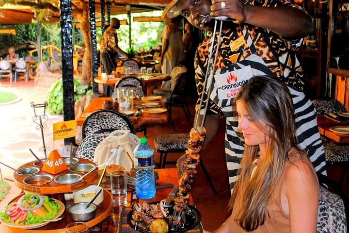 Nairobi National Park Museum of Illusion and Dinner at Carnivore