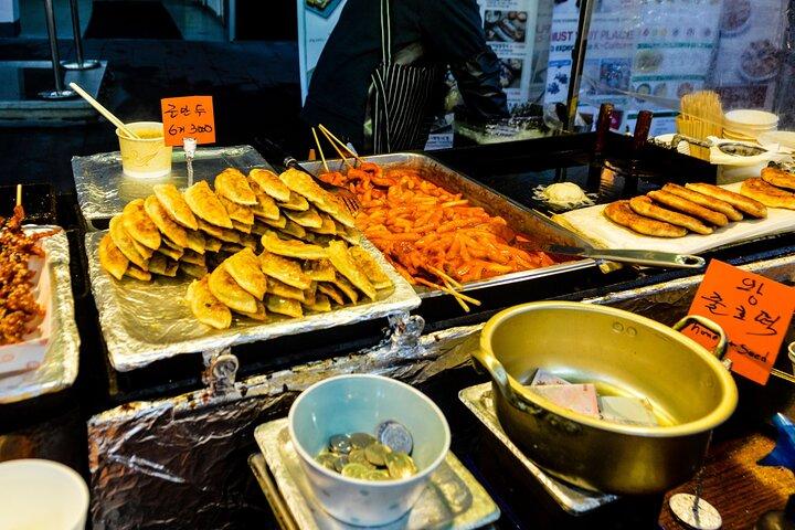 Seoul bedste gade mad vandretur med en guide