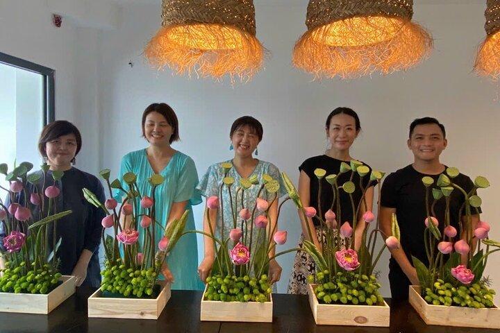 Atelier de composition florale de Ho Chi Minh