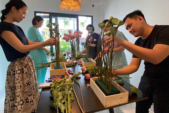 Atelier de composition florale de Ho Chi Minh