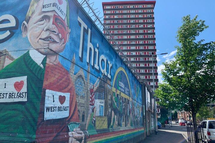 Belfast City og Mural 4 timers tur