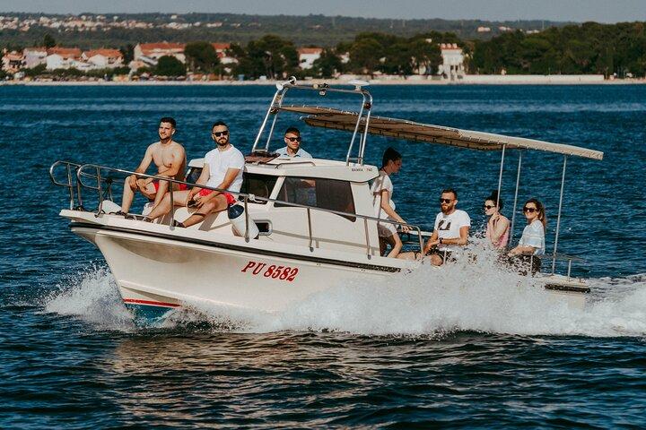 Passeios de barco privados nas ilhas NP Brijuni e Pula