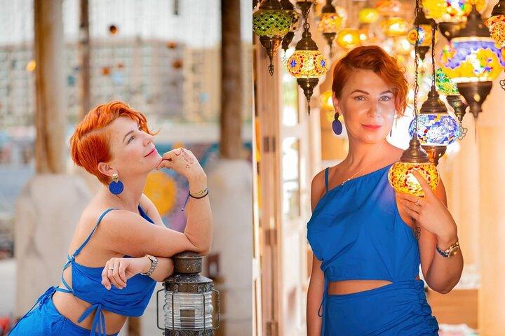 Professionele fotoshoottour door de oude stad Spice & Gold Souk van Dubai