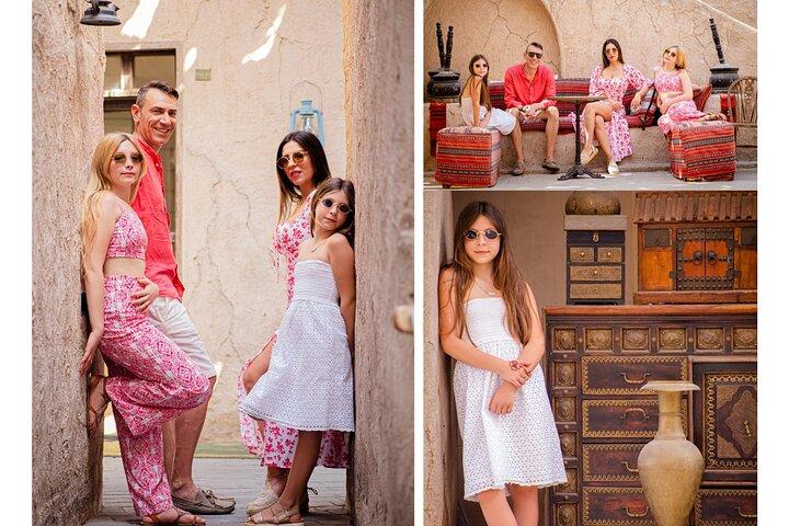 Professionele fotoshoottour door de oude stad Spice & Gold Souk van Dubai