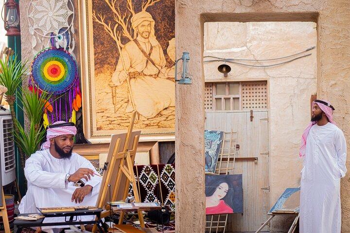 Professionele fotoshoottour door de oude stad Spice & Gold Souk van Dubai