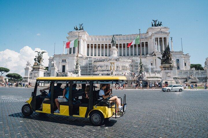 Visite en voiturette de golf : Rome Express en 1h30
