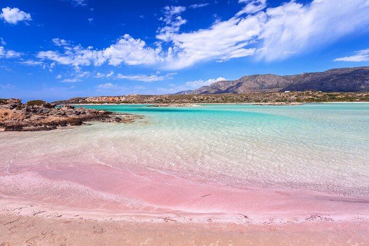 Rejser til Elafonisi Beach fra Chania/Souda: Kreta's Pink Wonder