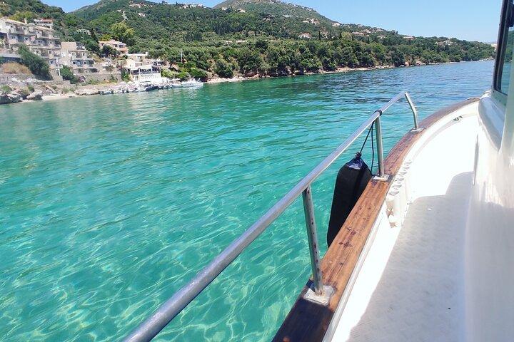 Excursão de barco particular de 4 horas em Corfu