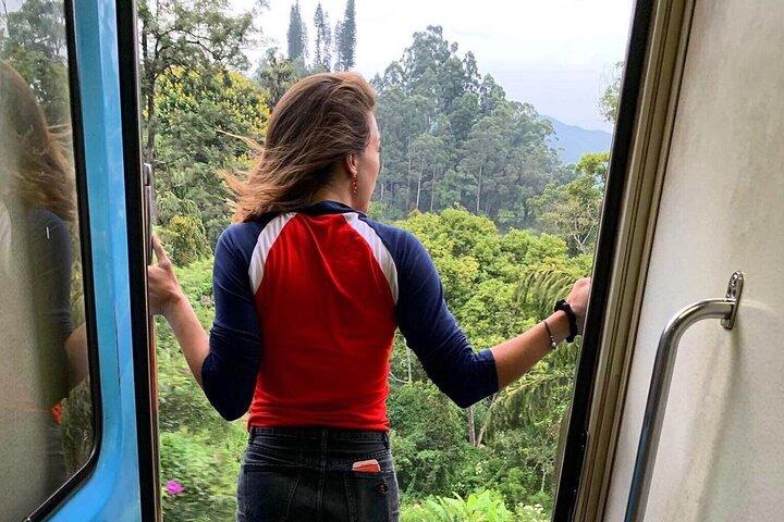 Viagem panorâmica de trem de Ella para Kandy com bilhete de assentos reservados