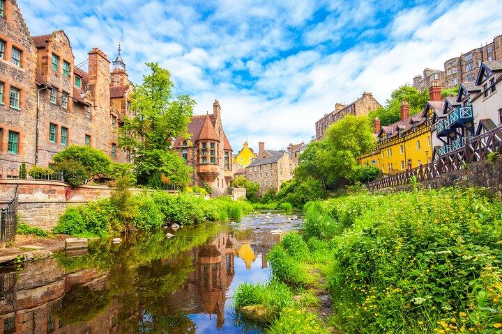 Edimburgo: Dean Village Circus Lane Excursão a pé com um local