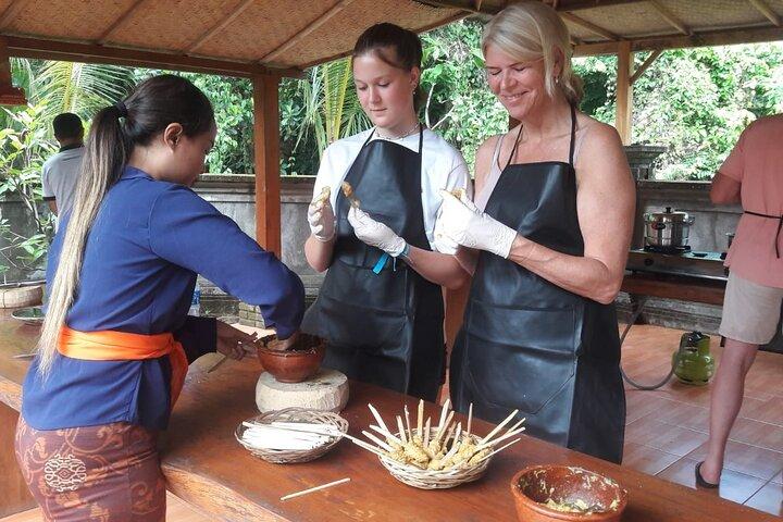 Aula particular de culinária balinesa em Bali em Ubud Bali