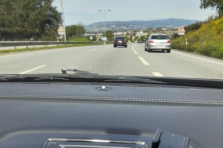 Ferrari driving experience on motorway in Braga