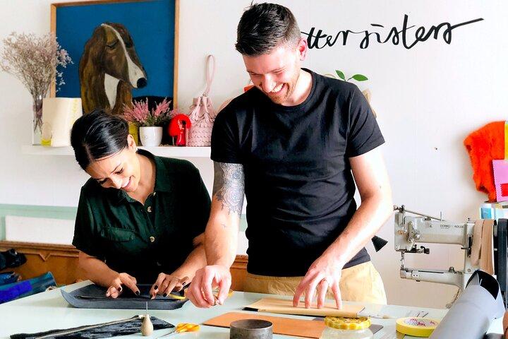 Create a unique leather accessory in downtown Budapest!