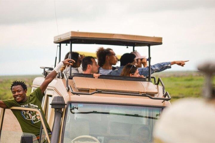 Excursión de safari privado de 4 días a Serengeti y Ngorongoro