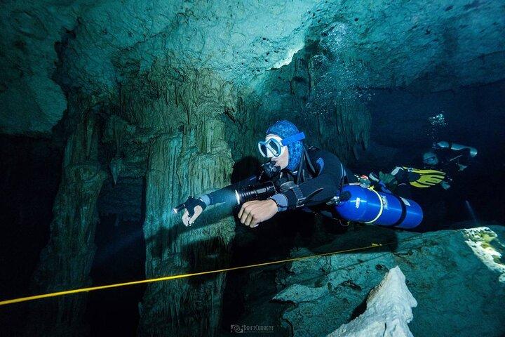 セノーテでのダイビング: マヤの地下世界の発見