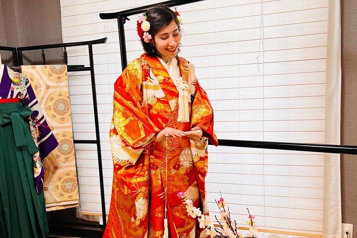 着物体験と日本家庭料理教室 大阪・梅田