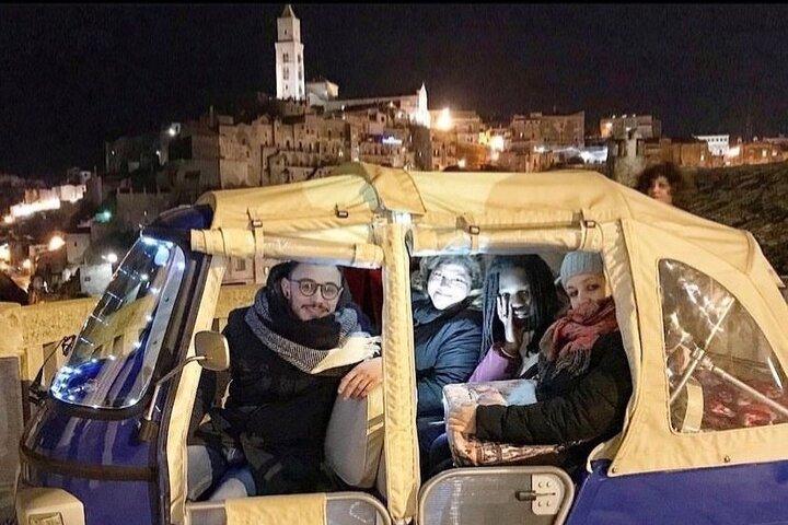 Private Nachttour durch die Sassi mit dem Tuk Tuk