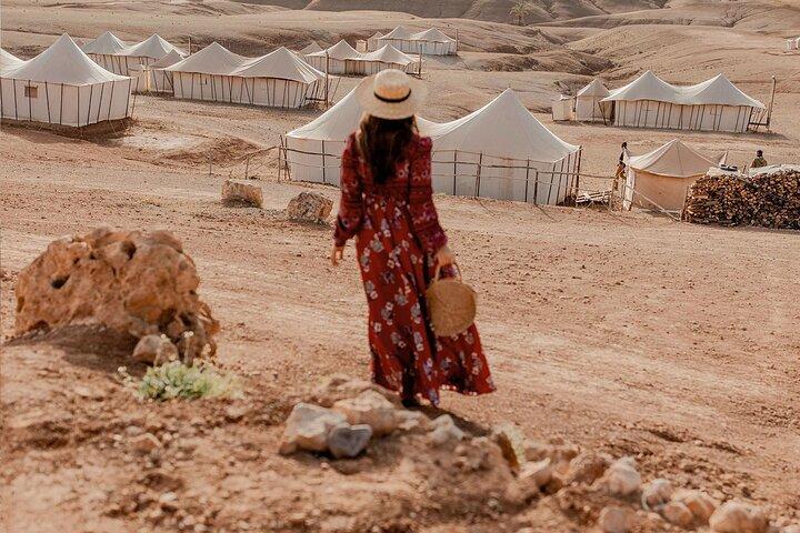 Ourika Valley & Agafay Desert: Atlas Mountains with Camel Ride