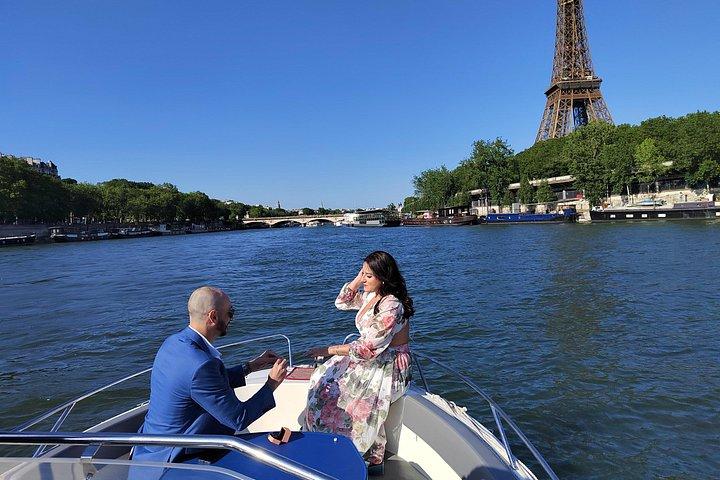 Paris Private Seine River Cruise with your Captain Guide