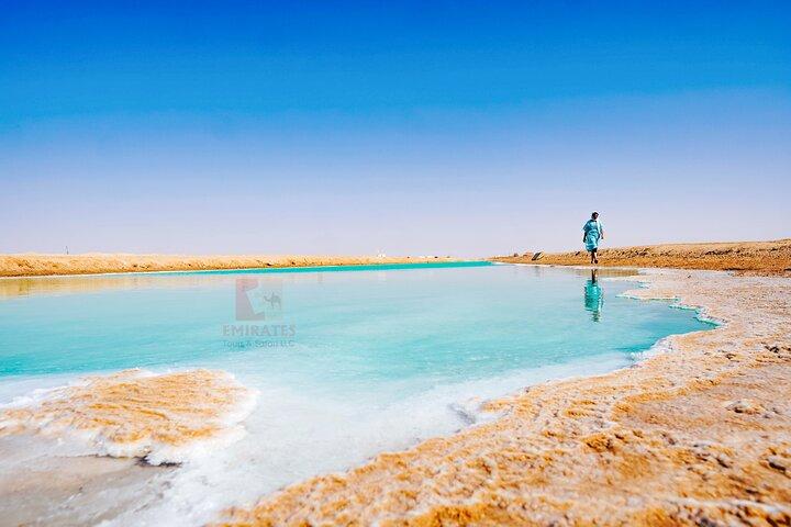 Dunes fossiles d'Al Wathba, expérience du lac salé et des zones humides d'Abu Dhabi