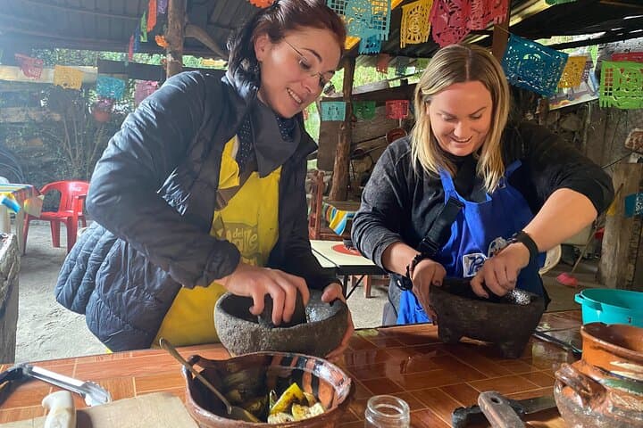 Rural cooking class at the mountains